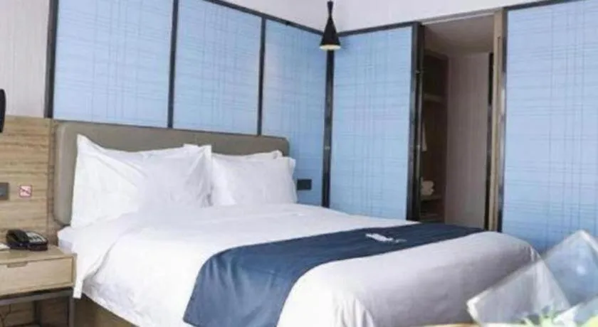 Bed in Echarm Hotel Lhasa Potala Palace