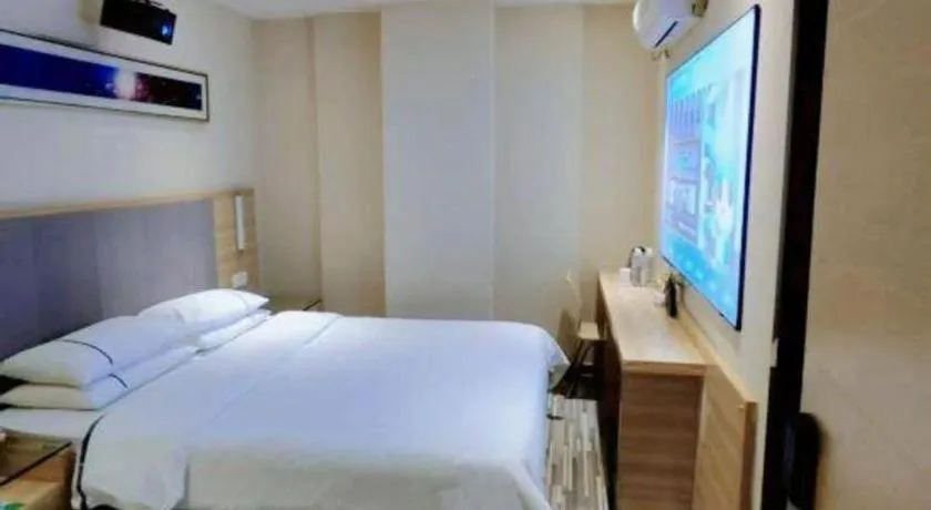 Bed in City Comfort Inn Wuhan Xudong Xiaoping Hubei University