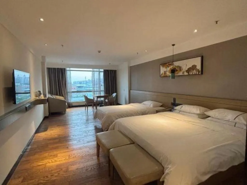 Bed in City Comfort Inn Guangzhou Panyu Qiaonan Aoyuan Plaza