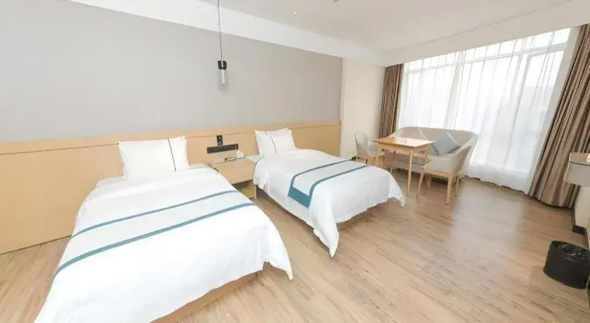 Bed in City Comfort Inn Guangzhou Panyu Qiaonan Aoyuan Plaza Bed in City Comfort Inn Guangzhou Panyu Qiaonan Aoyuan Plaza