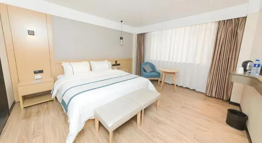 Bed in City Comfort Inn Guangzhou Panyu Qiaonan Aoyuan Plaza Bed in City Comfort Inn Guangzhou Panyu Qiaonan Aoyuan Plaza
