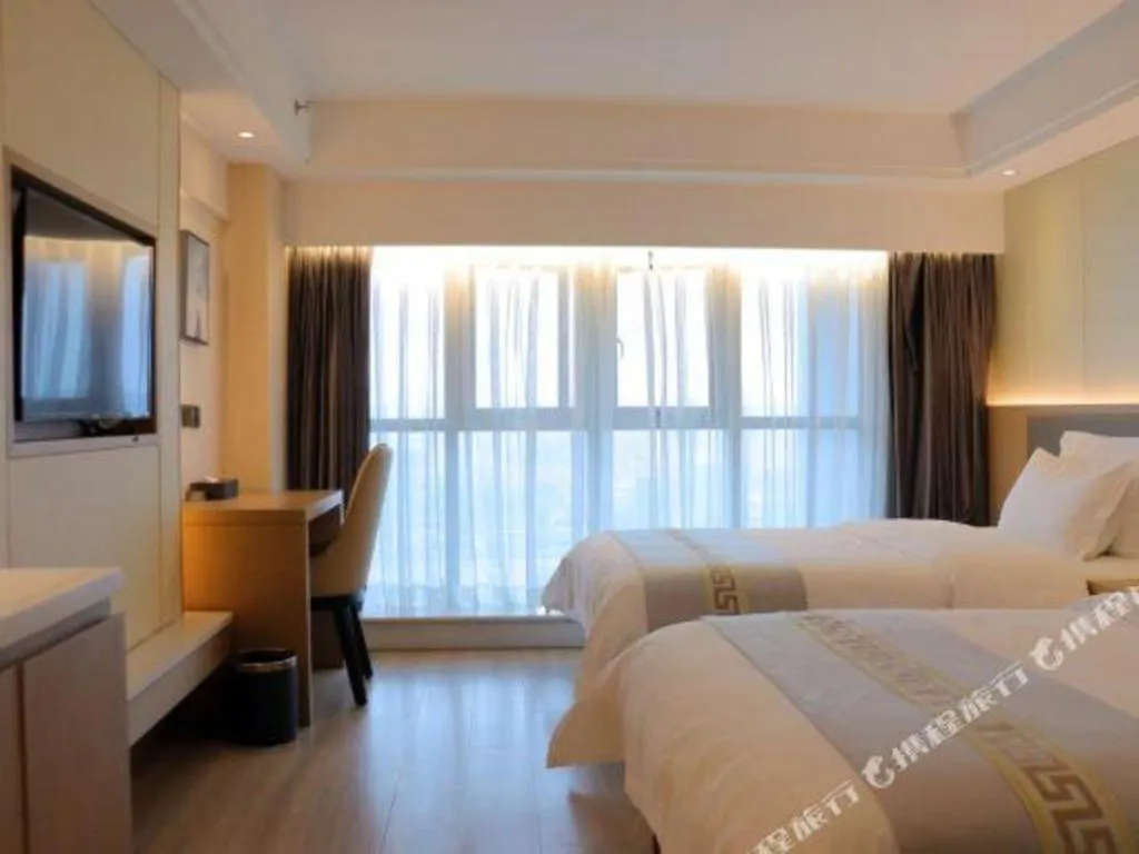 Bed in Borrman Hotel Guiyang Guanshanhu International Conference Center Metro Station