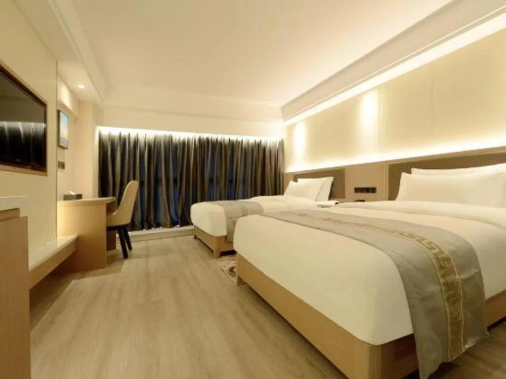 Bed in Borrman Hotel Guiyang Guanshanhu International Conference Center Metro Station