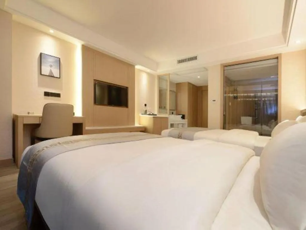 Bed in Borrman Hotel Guiyang Guanshanhu International Conference Center Metro Station