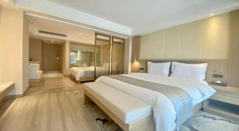Bed in Borrman Hotel Guiyang Guanshanhu International Conference Center Metro Station