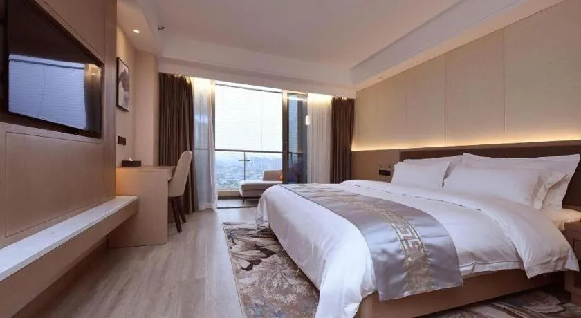 Bed in Borrman Hotel Guiyang Guanshanhu International Conference Center Metro Station