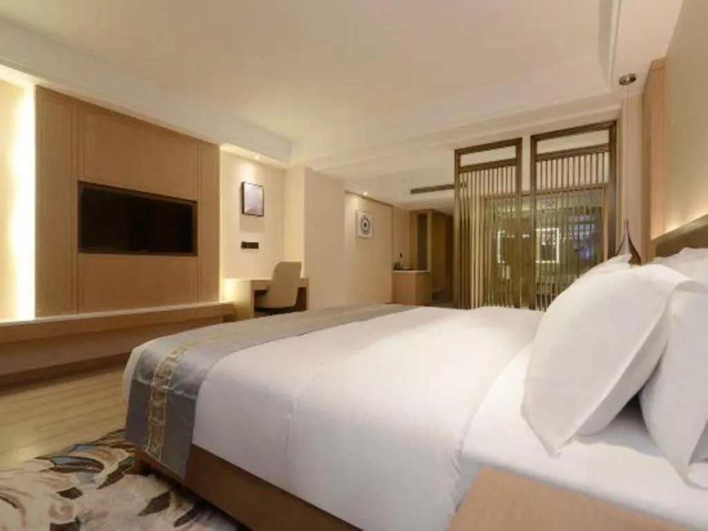 Bed in Borrman Hotel Guiyang Guanshanhu International Conference Center Metro Station