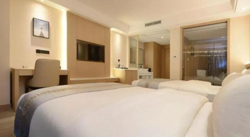 Bed in Borrman Hotel Guiyang Guanshanhu International Conference Center Metro Station