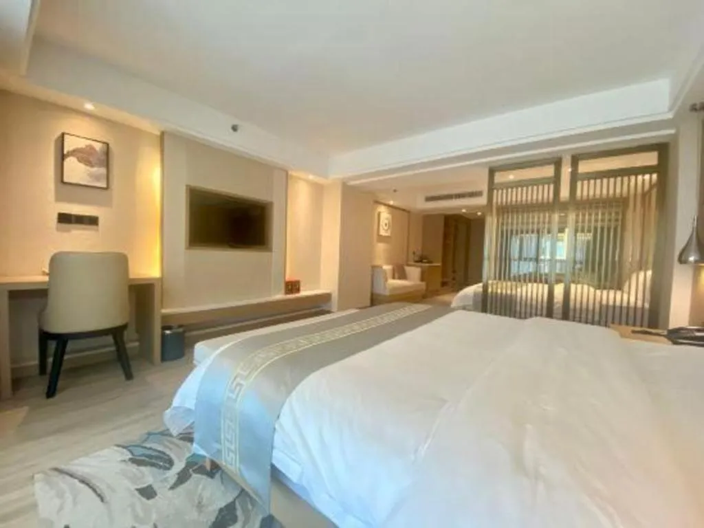 Bed in Borrman Hotel Guiyang Guanshanhu International Conference Center Metro Station