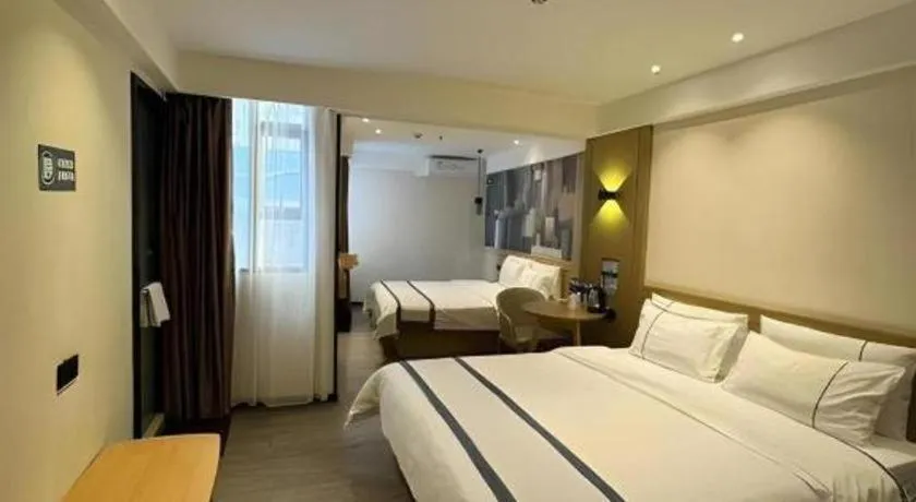 Bed in City Comfort Inn Guangzhou Shisanhang Shangxiajiu Pedestrian Street 1st Branch
