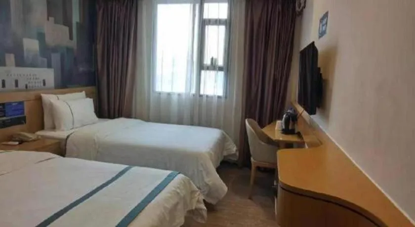 Bed in City Comfort Inn Guangzhou Shisanhang Shangxiajiu Pedestrian Street 1st Branch