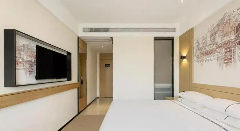 Bed in City Comfort Inn Wuhan Ikea Bed in City Comfort Inn Wuhan Ikea