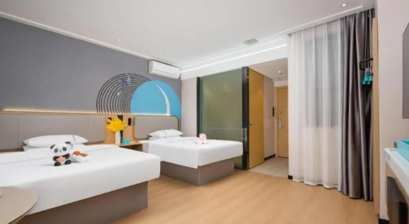 Bed in City Comfort Inn Wuhan Hankou Jiangtan