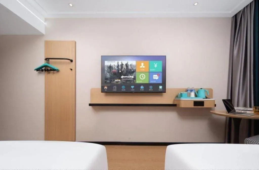 Bed in City Comfort Inn Wuhan Hankou Jiangtan