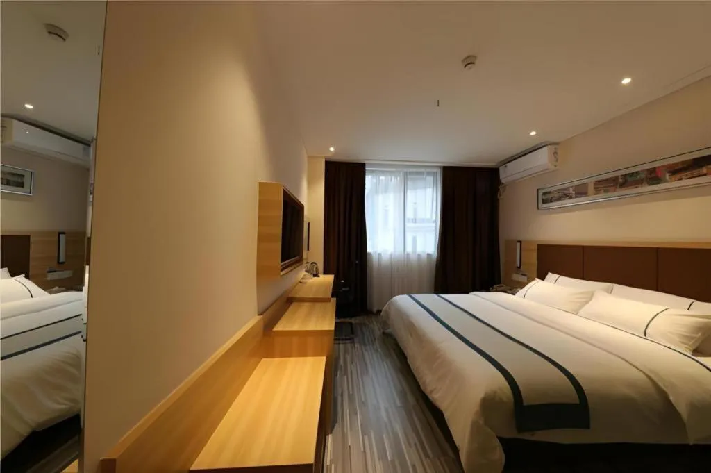 Bed in City Comfort Inn Wuhan Hankou Jiangtan