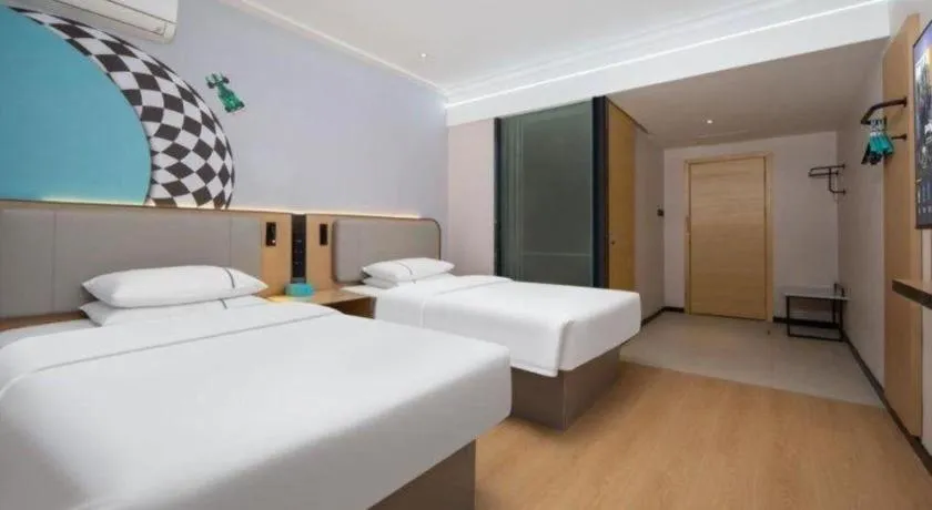 Bed in City Comfort Inn Wuhan Hankou Jiangtan