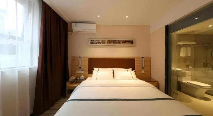 Bed in City Comfort Inn Wuhan Hankou Jiangtan