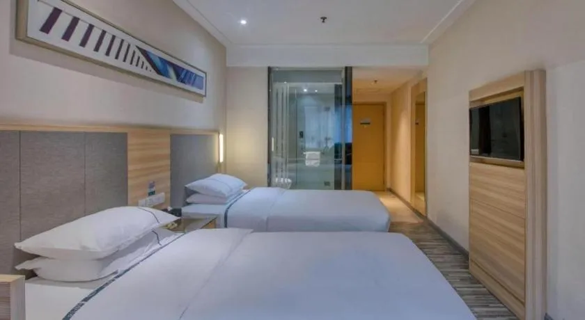 Bed in City Comfort Inn Guangzhou Tianhe District Tangxia Exhibition Center