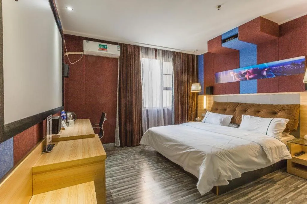 Bed in City Comfort Inn Guangzhou Tianhe District Tangxia Exhibition Center