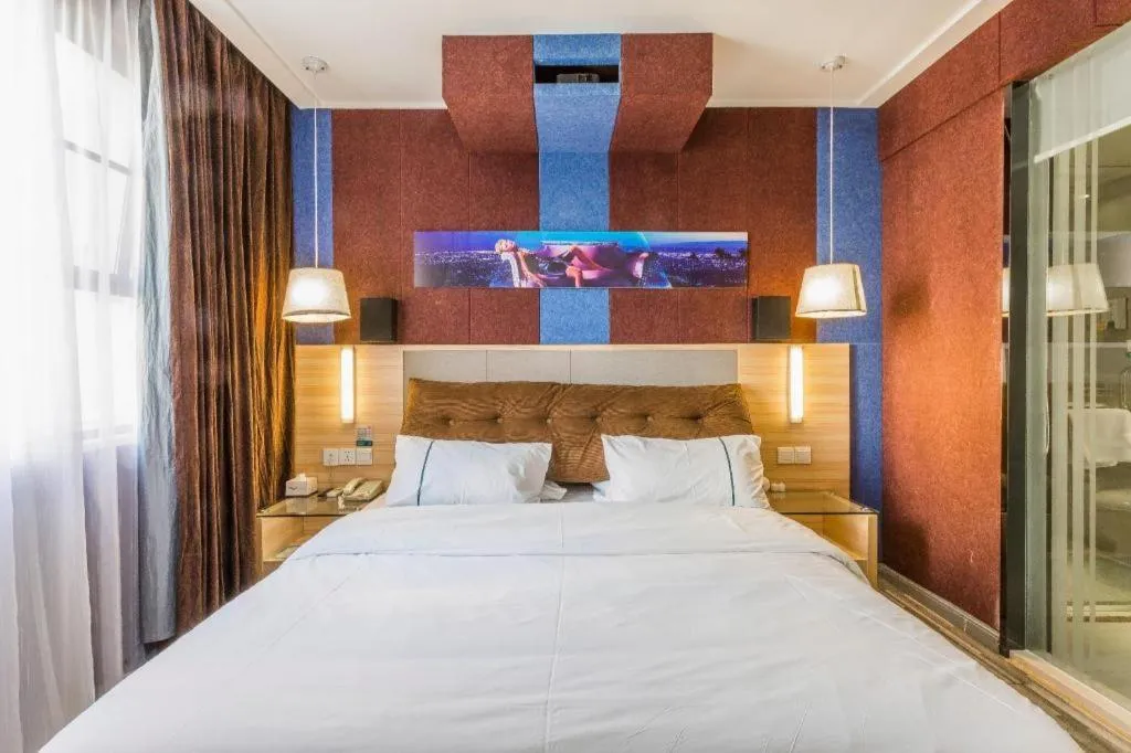 Bed in City Comfort Inn Guangzhou Tianhe District Tangxia Exhibition Center