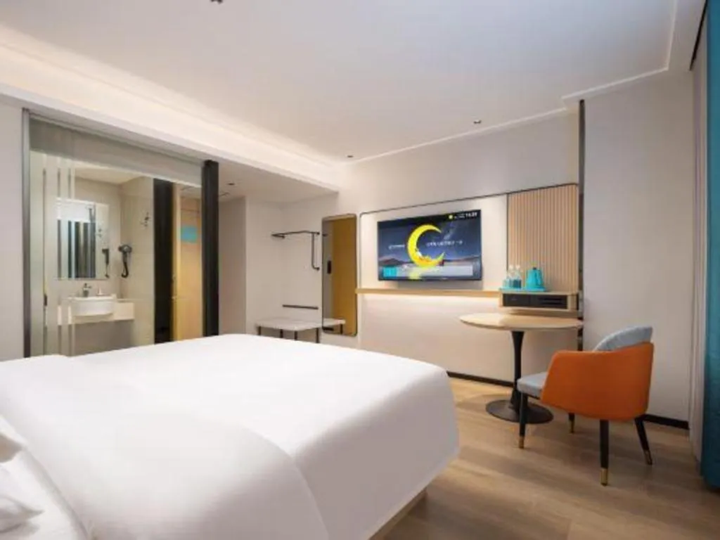 Bed in City Comfort Inn Wuhan Jinyinhu Garden Expo Park