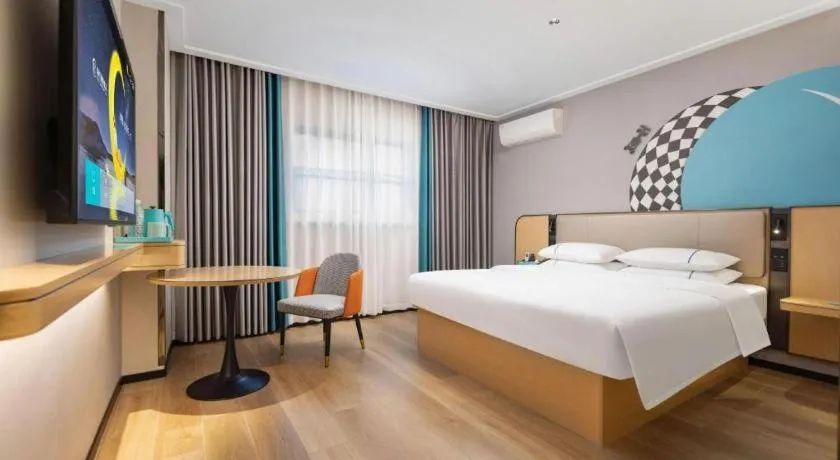 Bed in City Comfort Inn Wuhan Jinyinhu Garden Expo Park