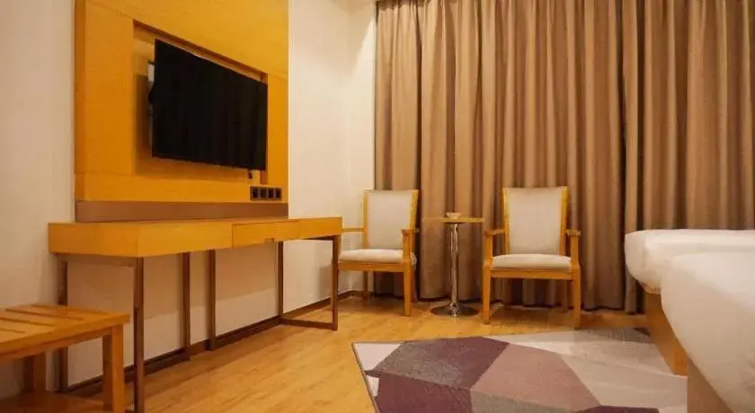 Bed in Borrman Hotel Zhanjiang Shimao Building High-speed Railway Station Bed in Borrman Hotel Zhanjiang Shimao Building High-speed Railway Station