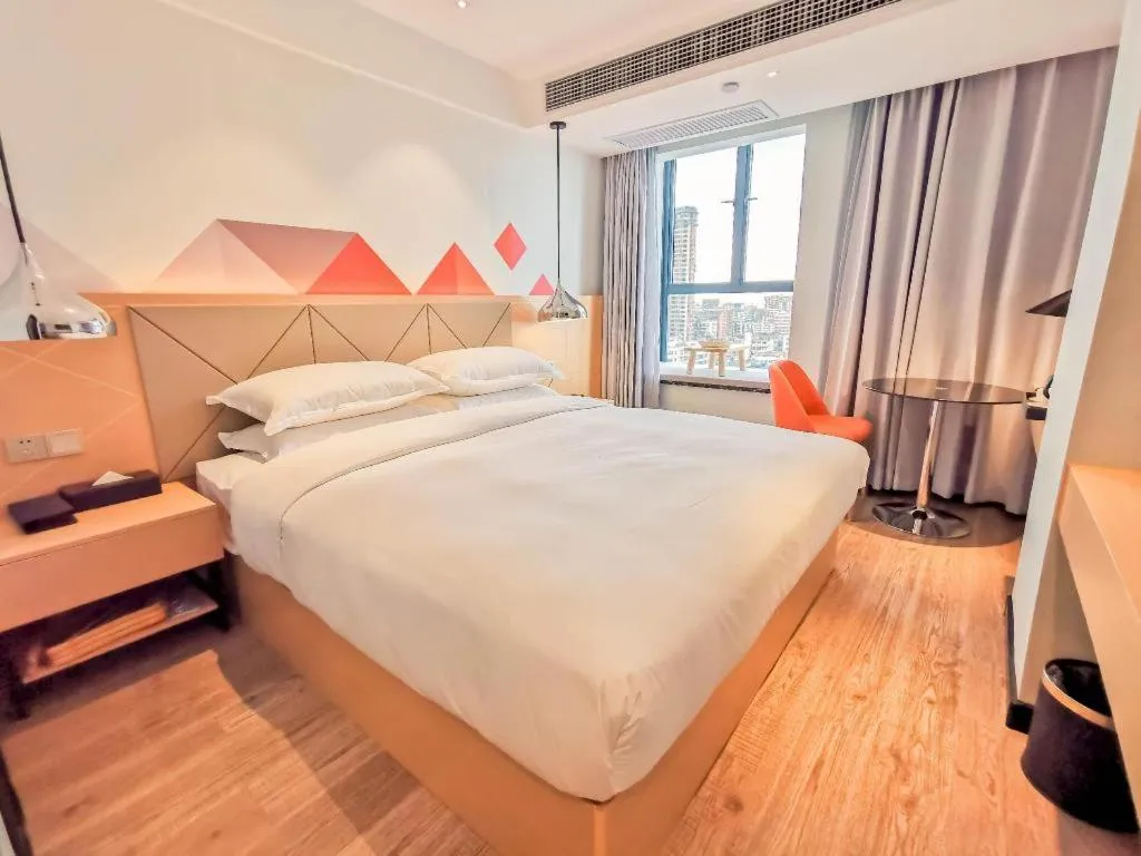 Bed in Borrman Hotel Puning International Commodity City Wantaihui