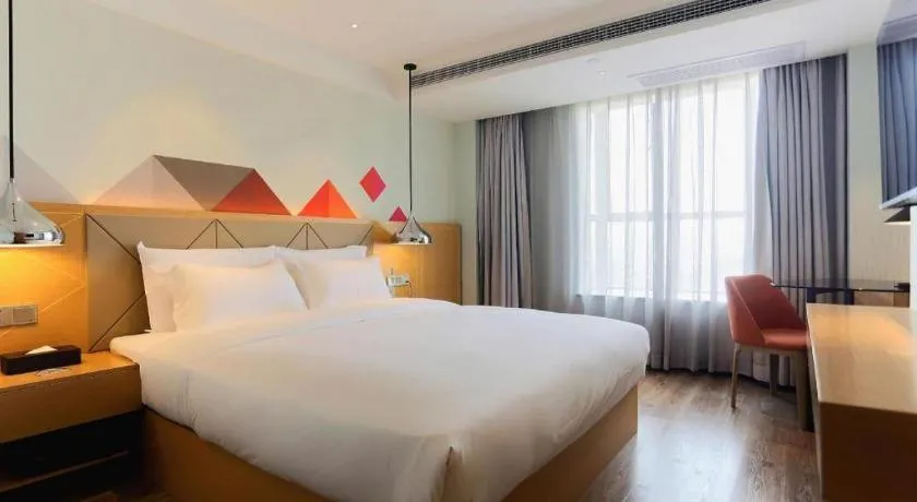 Bed in Borrman Hotel Puning International Commodity City Wantaihui