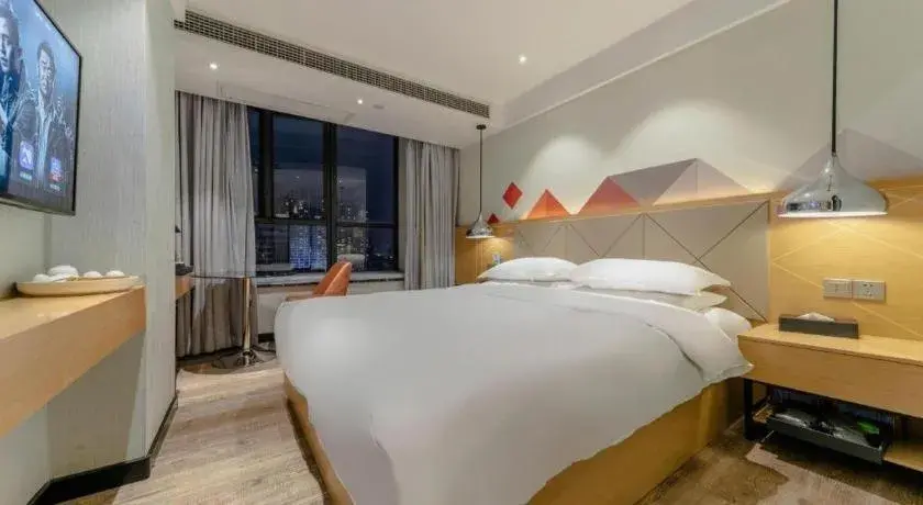 Bed in Borrman Hotel Puning International Commodity City Wantaihui Bed in Borrman Hotel Puning International Commodity City Wantaihui