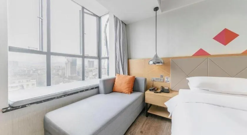 Bed in Borrman Hotel Puning International Commodity City Wantaihui