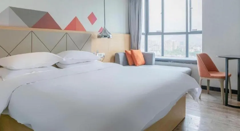 Bed in Borrman Hotel Puning International Commodity City Wantaihui