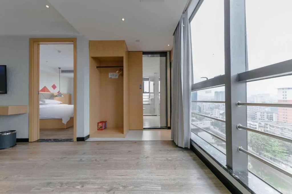 Bed in Borrman Hotel Puning International Commodity City Wantaihui