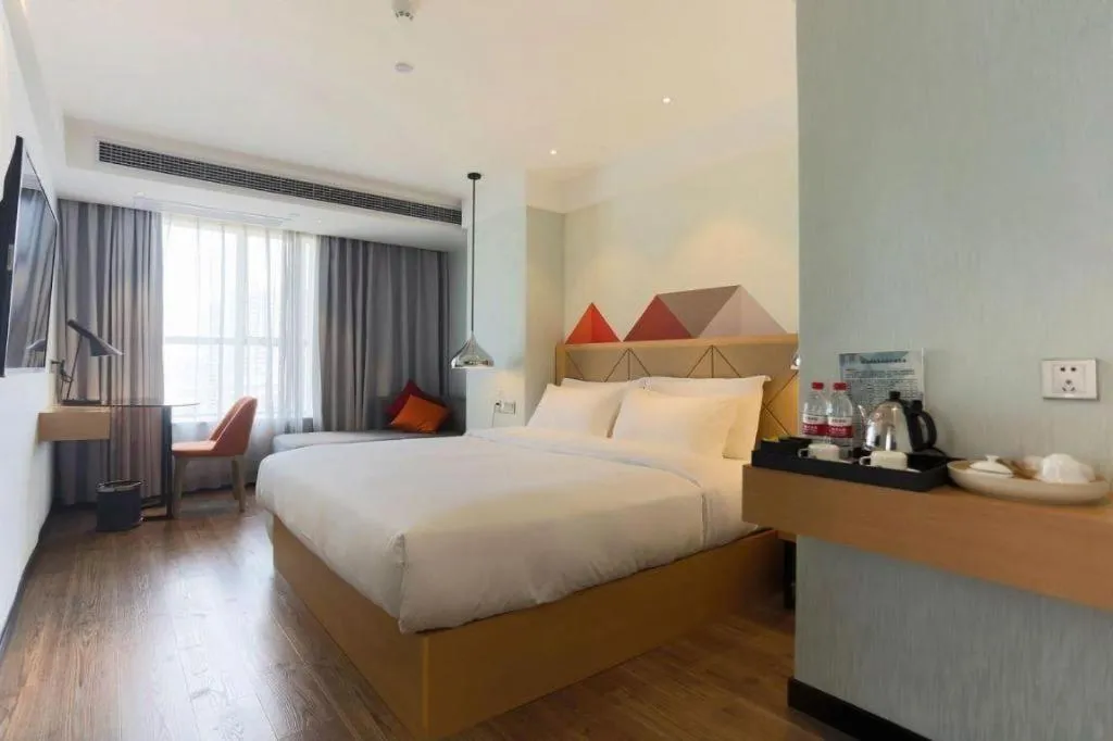 Bed in Borrman Hotel Puning International Commodity City Wantaihui