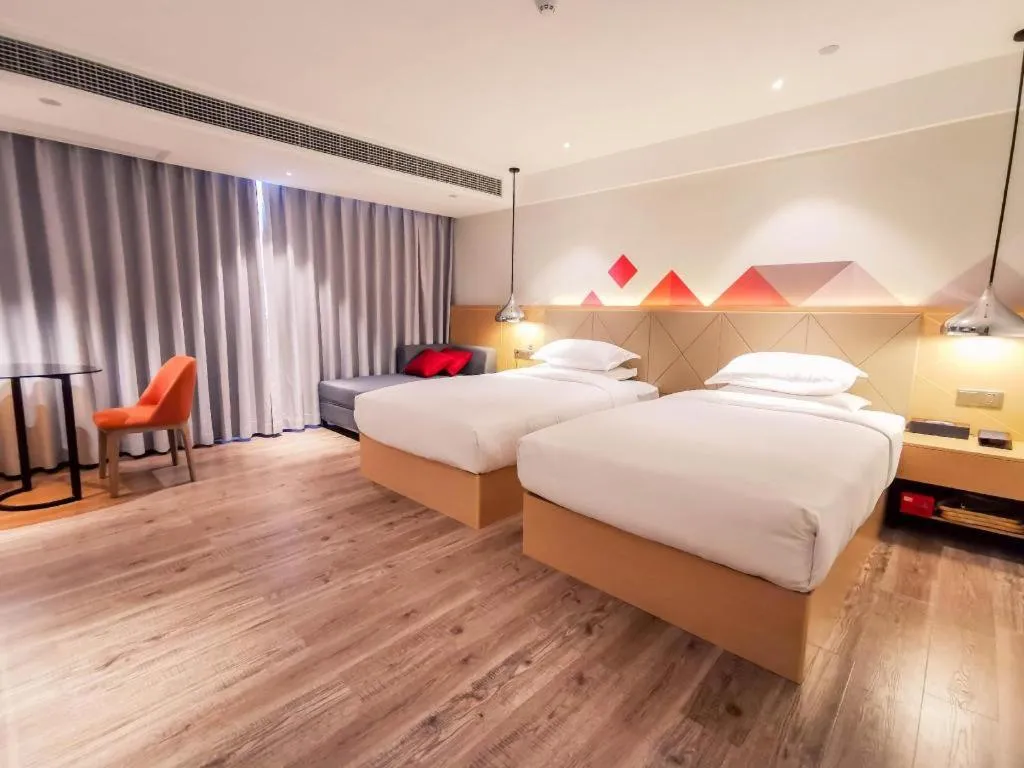Bed in Borrman Hotel Puning International Commodity City Wantaihui