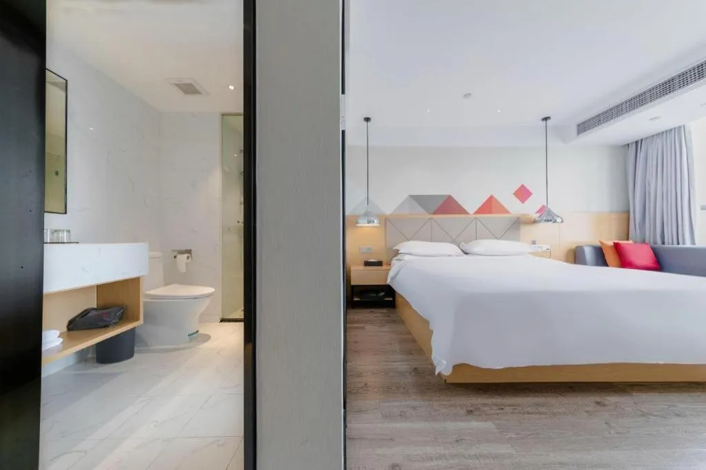 Bed in Borrman Hotel Puning International Commodity City Wantaihui