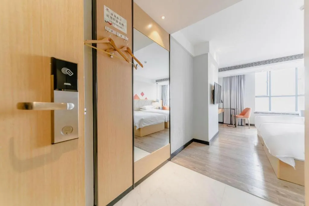 Bed in Borrman Hotel Puning International Commodity City Wantaihui