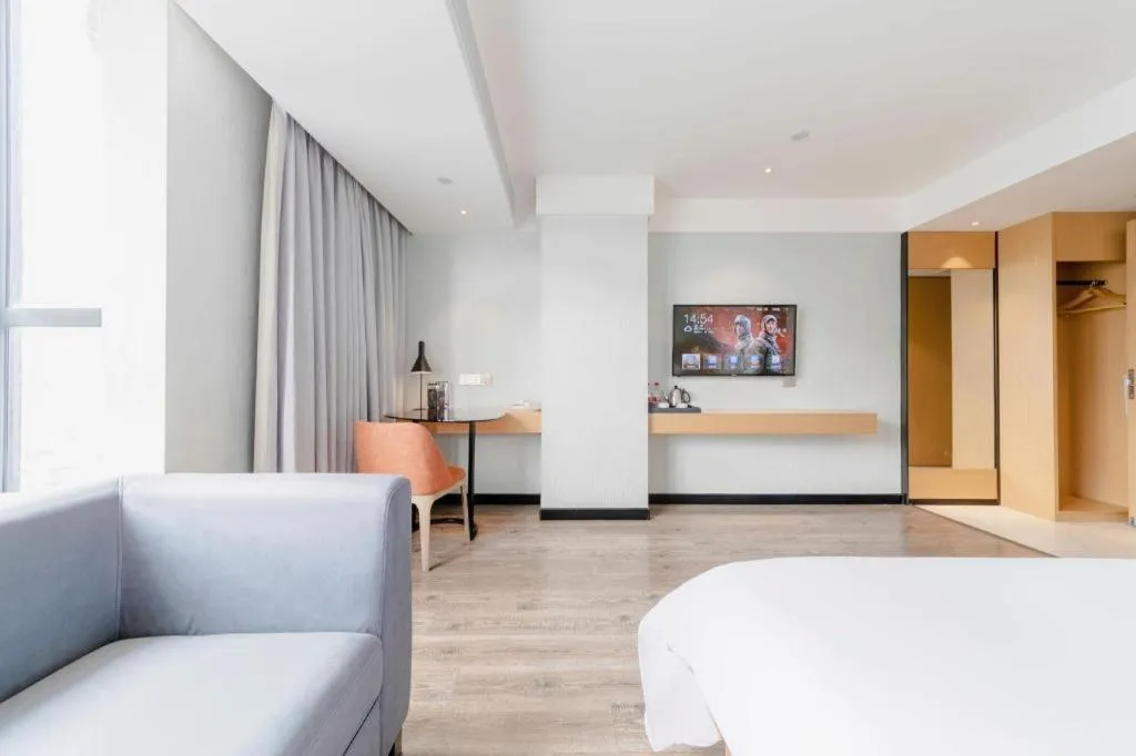 Bed in Borrman Hotel Puning International Commodity City Wantaihui