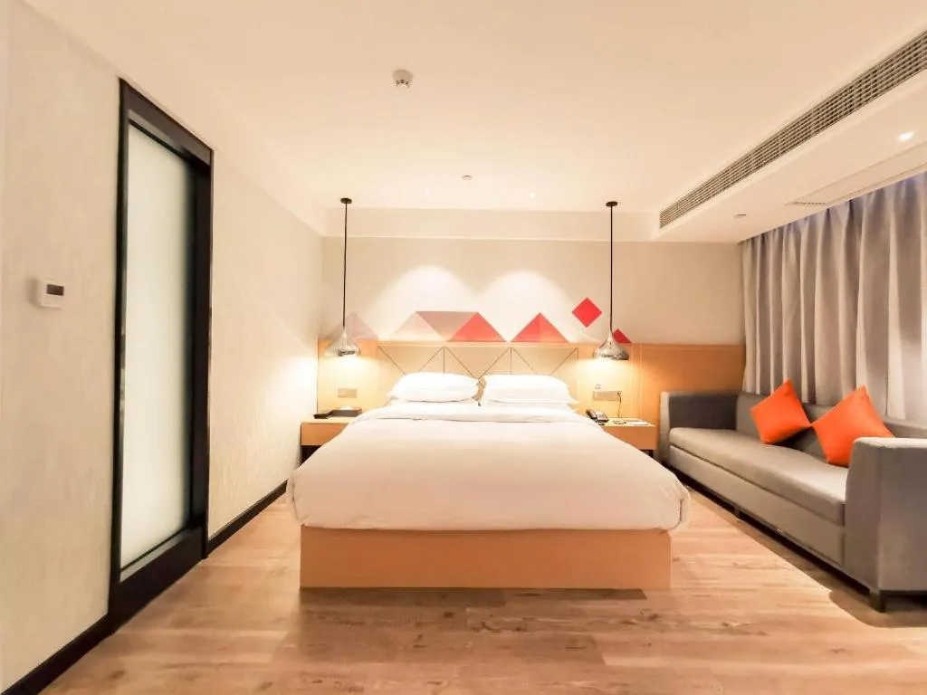 Bed in Borrman Hotel Puning International Commodity City Wantaihui
