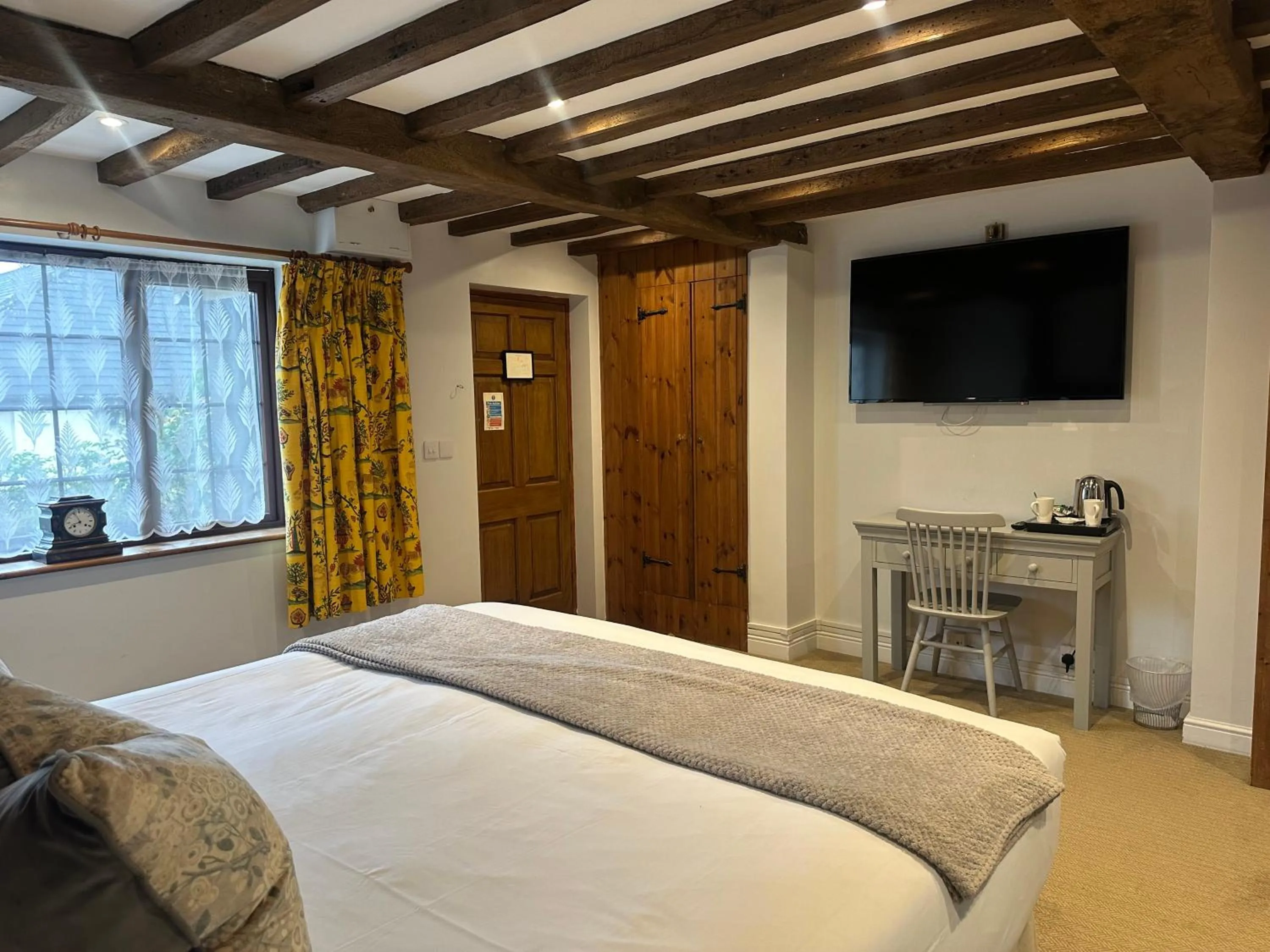 Bed in The Moonraker Hotel