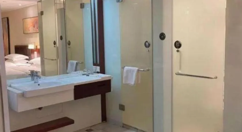 Bed in Borrman Hotel Guangzhou Changlong Shiqiao Metro Station