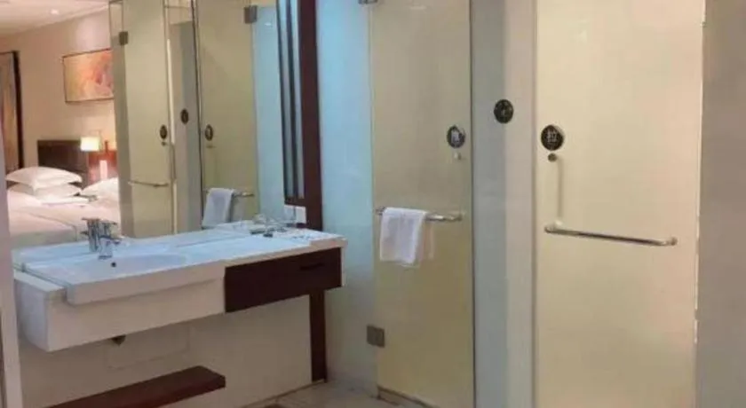 Bed in Borrman Hotel Guangzhou Changlong Shiqiao Metro Station