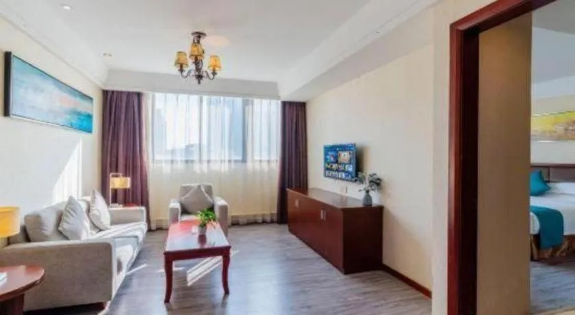 Bed in Borrman Hotel Guangzhou Changlong Shiqiao Metro Station