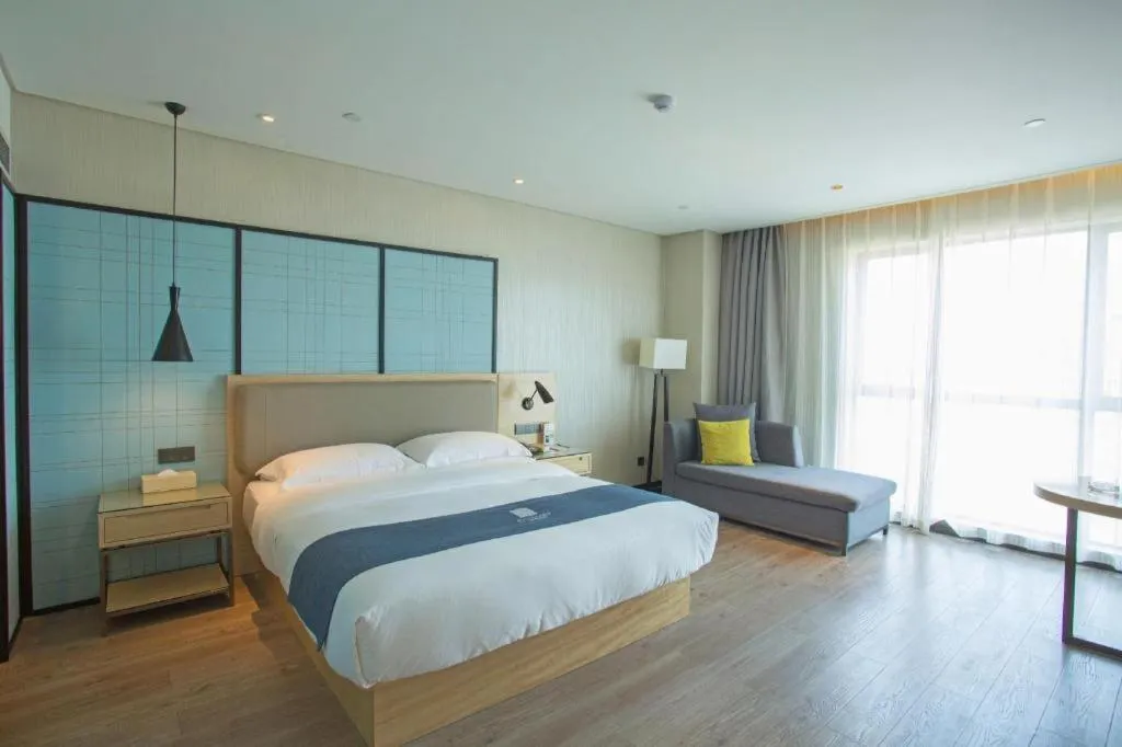 Bed in Echarm Hotel Changde Chaoyang D5 District