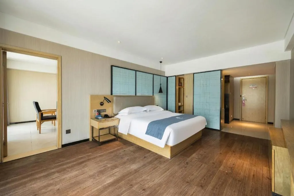 Bed in Echarm Hotel Changde Chaoyang D5 District