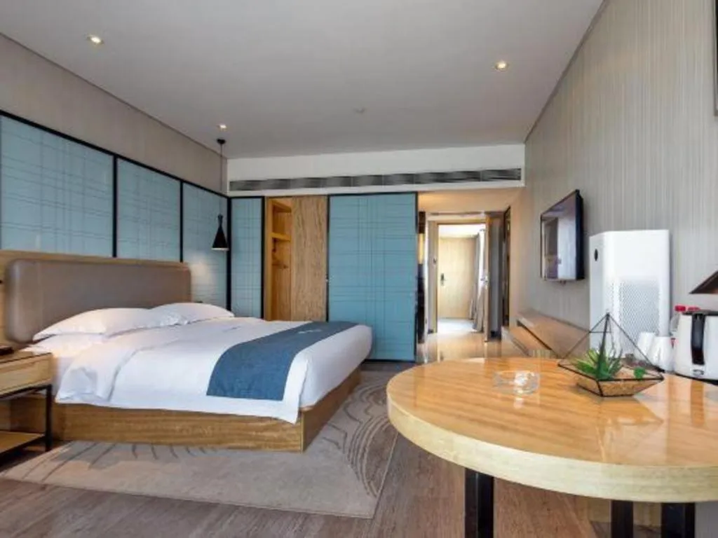 Bed in Echarm Hotel Changde Chaoyang D5 District