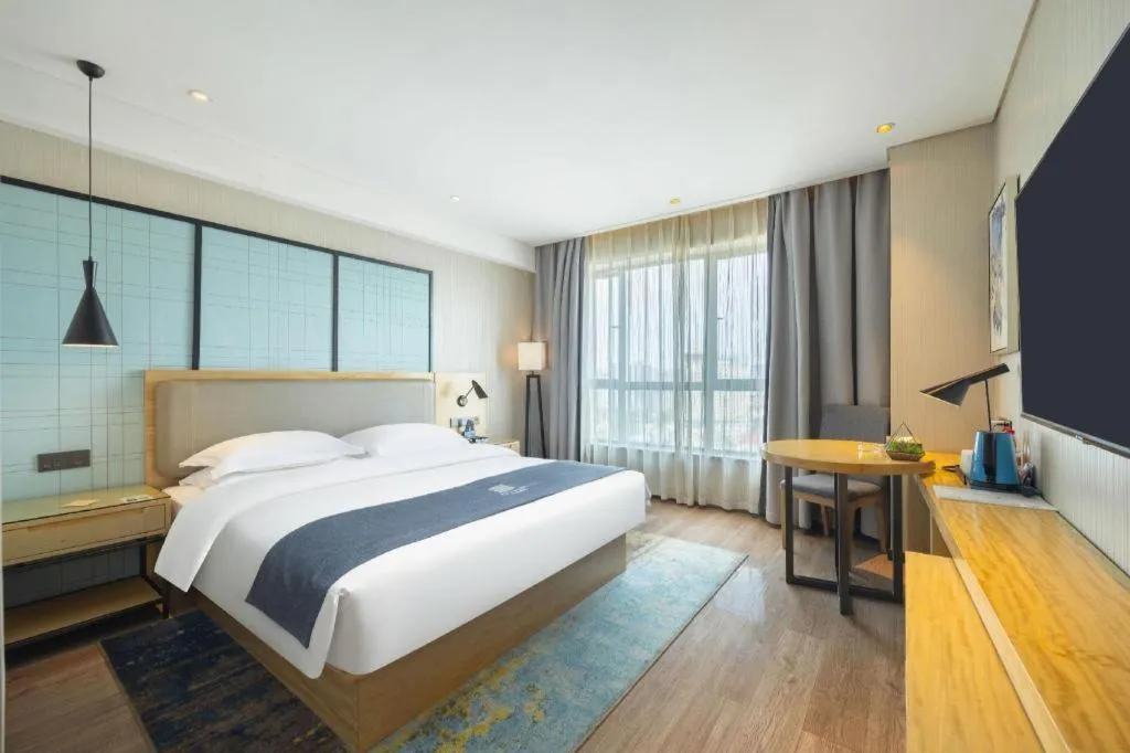 Bed in Echarm Hotel Changde Chaoyang D5 District