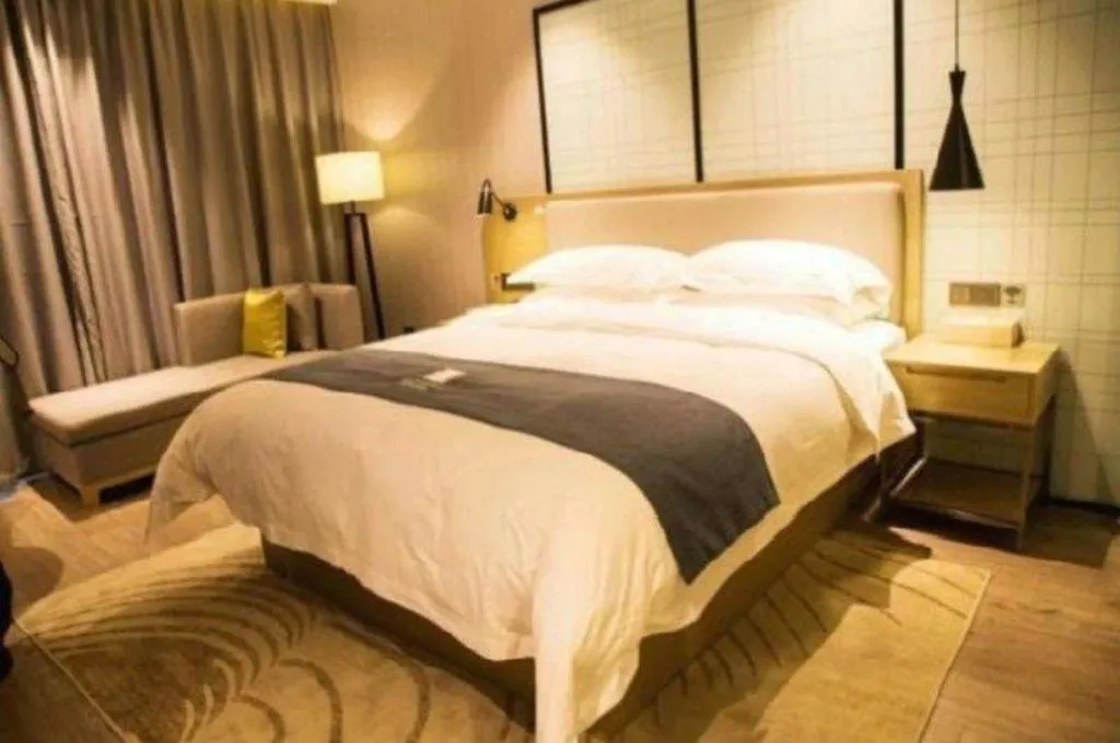 Bed in Echarm Hotel Changde Chaoyang D5 District
