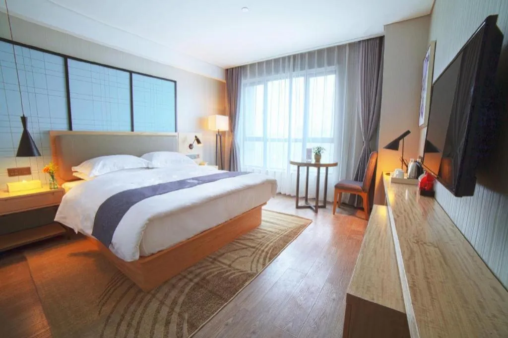 Bed in Echarm Hotel Changde Chaoyang D5 District