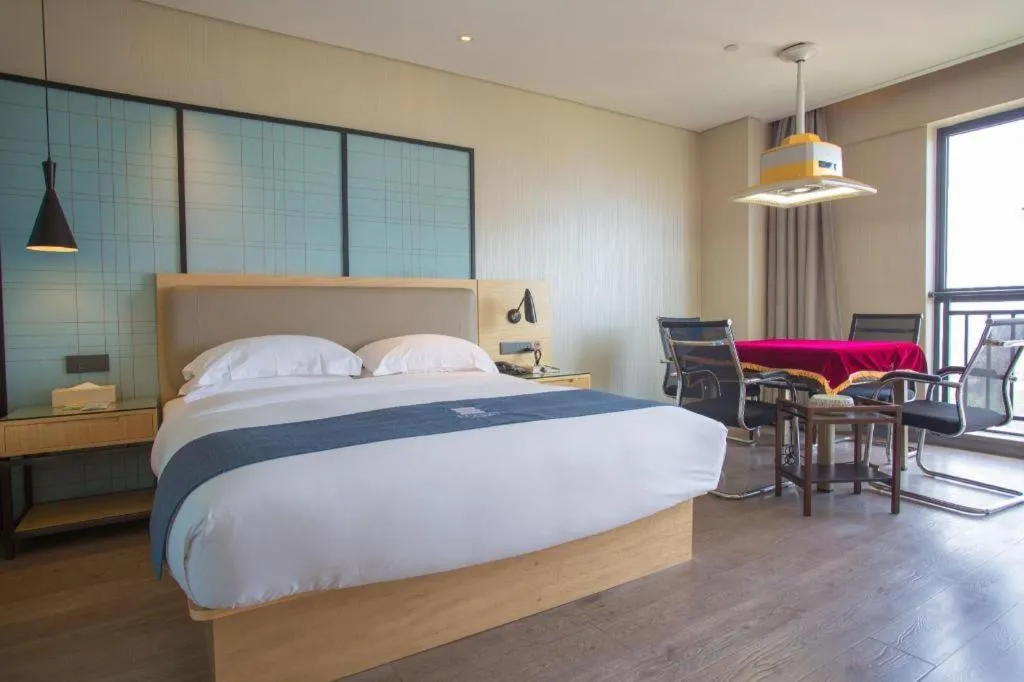 Bed in Echarm Hotel Changde Chaoyang D5 District